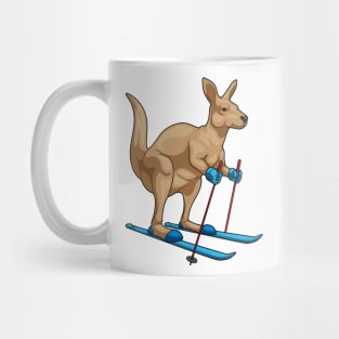 Kangaroo Skier Ski Winter sports Mug